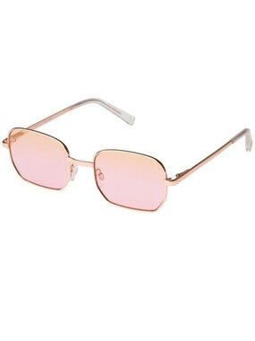 Le Specs The Flash Pink and Gold Sunglasses